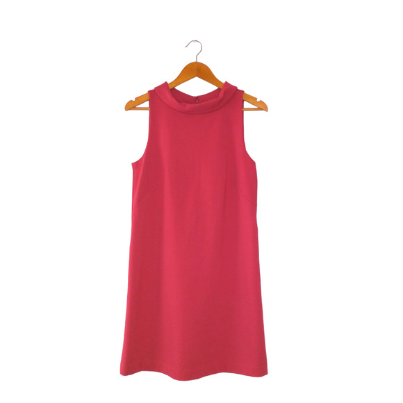 Ann Taylor Petite Sleeveless Dress Red Medium Polished Work Wear Career NWT - Picture 10 of 11